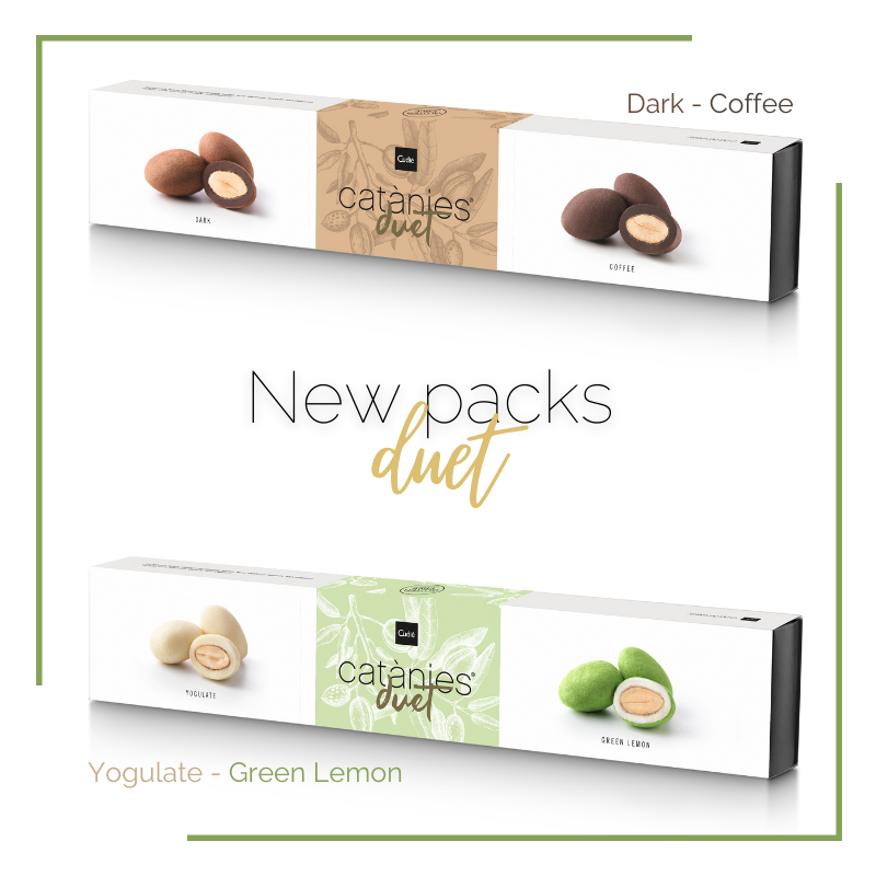 New Catànies® Duet: Green Lemon & Yogulate and Dark Chocolate & Coffee